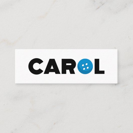 Taste Carol Mini Visitenkarte (Vorderseite)