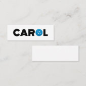 Taste Carol Mini Visitenkarte (Vorne/Hinten)