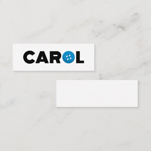 Taste Carol Mini Visitenkarte (Vorne/Hinten)