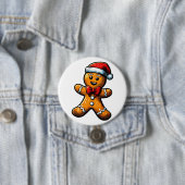 Taste "Christmas Gingerbread Man" Button (Beispiel)