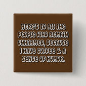 Taste "Coffee Spaß Square" Button (Vorderseite)