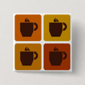 Taste "Coffee Squares" Button (Vorderseite)