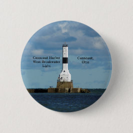Taste "Conneaut Harbour West Breakwater Light" Button