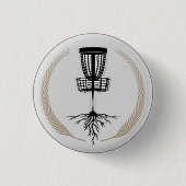 Taste "Disk Golf Basket Roots" Button (Vorderseite)
