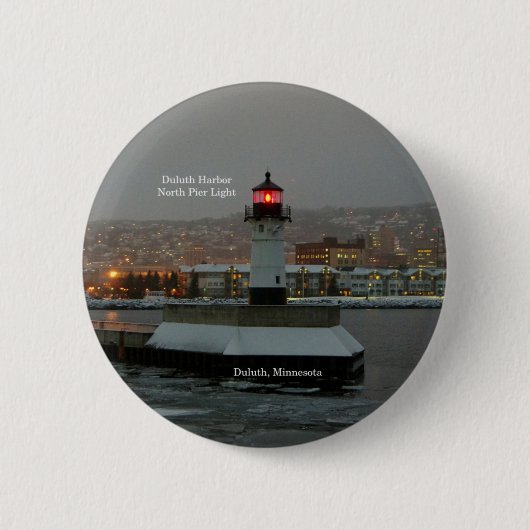 Taste "Duluth Harbour North Pier Light" Button (Vorderseite)