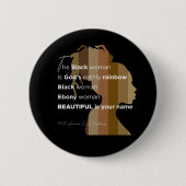 Taste "Ebenholz-Frau" Button (Vorderseite)