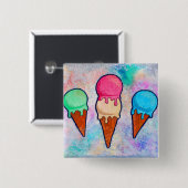 Taste "Eiscreme" Button (Vorne & Hinten)