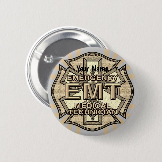 Taste EMT Malteser Cross Button (Vorne & Hinten)