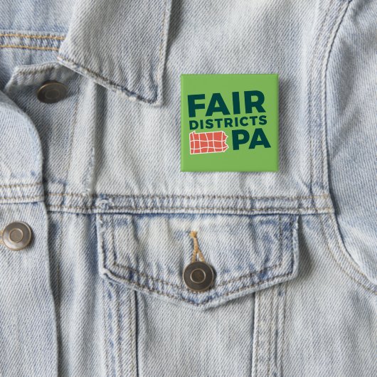 Taste "Fair Districts PA 2" Button (Beispiel)