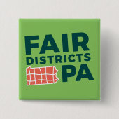 Taste "Fair Districts PA 2" Button (Vorderseite)
