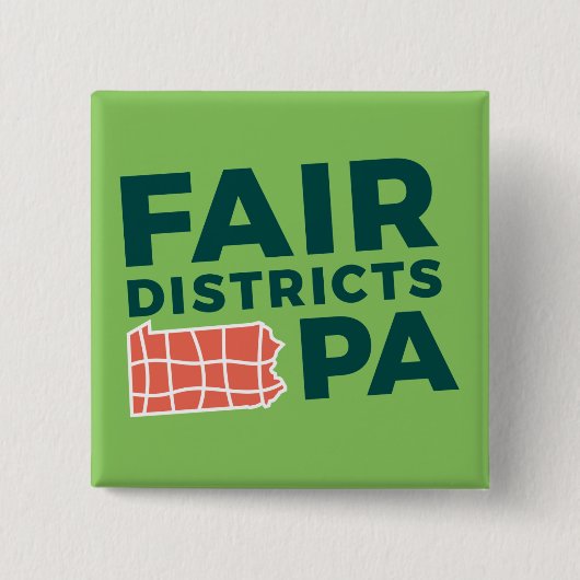Taste "Fair Districts PA 2" Button (Vorderseite)