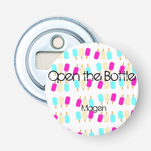 Taste Flasche Öffnung Eiscreme Flaschenöffner (Vorderseite)