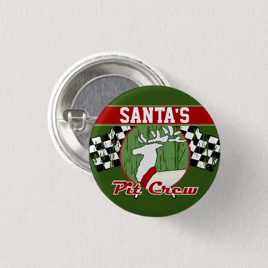 Taste für die Crew des Santa Pit Button (Vorne & Hinten)
