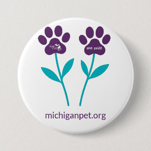 Taste für MPA Tulip Paw Prints Button
