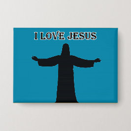 Taste ich liebe jesus button