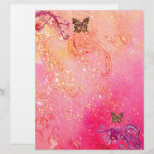 TASTE IN GLITZERN, rosa (Vorne/Hinten)