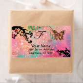 TASTE IN GLITZERN, rosa grüne schwarze Wirbel (Insitu)