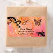 TASTE IN GLITZERN, rosa schwarze Wirbel (Insitu)