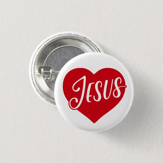 Taste "Jesus Liebe" Button (Vorne & Hinten)