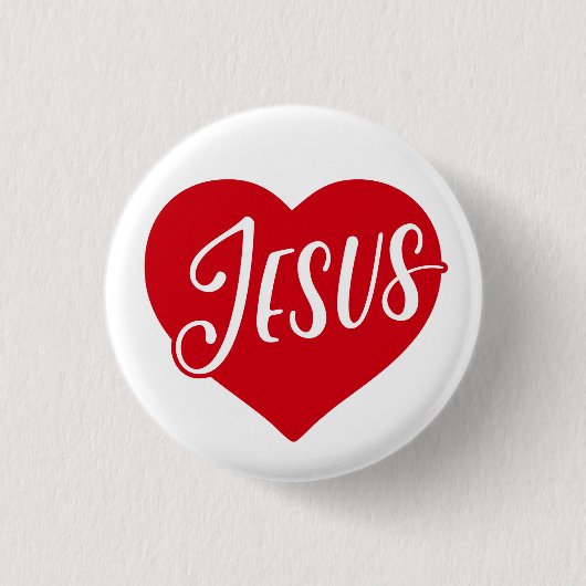 Taste "Jesus Liebe" Button (Vorderseite)