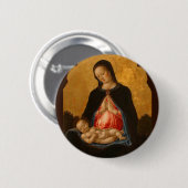 Taste "Madonna & Kind" Button (Vorne & Hinten)