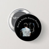Taste "Mann mit dunklem Pferd" Button (Vorne & Hinten)