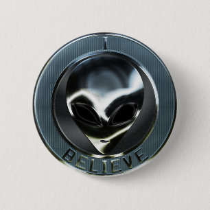 Taste "Metal Alien Head 05" Button