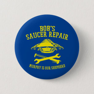 Taste mit Bobs Saucer Repair Logo Button