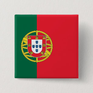 Taste mit Flagge Portugals Button