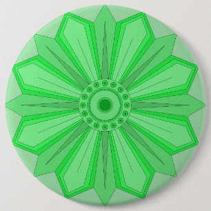 Taste mit Kunst der Blume Button