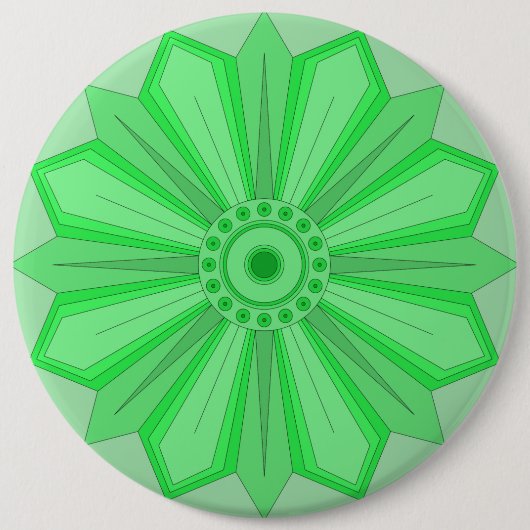 Taste mit Kunst der Blume Button (Vorderseite)