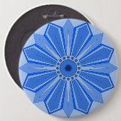 Taste mit Kunst der Blume Button (Vorne & Hinten)