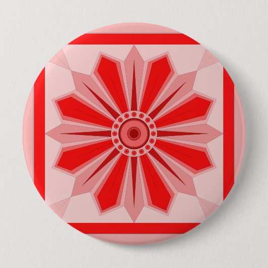 Taste mit Kunst der Blume Button (Vorderseite)