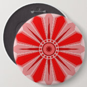 Taste mit Kunst der Blume Button (Vorne & Hinten)