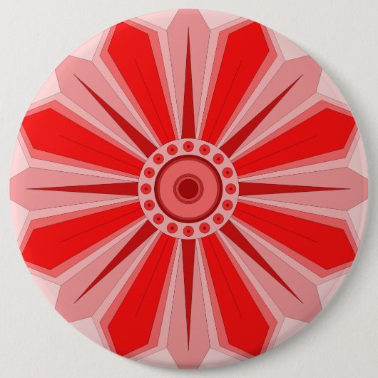 Taste mit Kunst der Blume Button (Vorderseite)