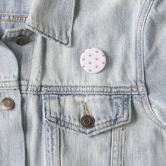 Taste mit süßem rosa Cupcake Button (Beispiel)