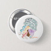 Taste "Mixed Jesus" Button (Vorne & Hinten)