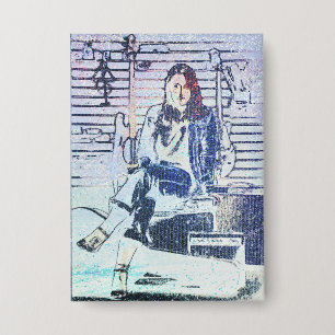Taste "Music Art Print" Button