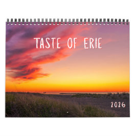 Taste of Erie 2026 Landscape Calendar  Kalender