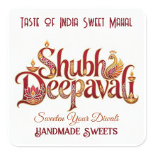Taste Of India Small Biz Diwali Promotion Peacock