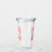 Taste of Japan Text & Sushi Acryltrinkbecher (Rechts)