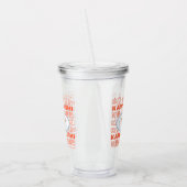 Taste of Japan Text & Sushi Acryltrinkbecher (Links)