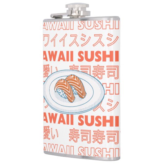 Taste of Japan Text & Sushi Flachmann (Links)