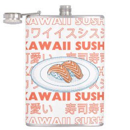 Taste of Japan Text & Sushi Flachmann