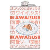 Taste of Japan Text & Sushi Flachmann (Rückseite)