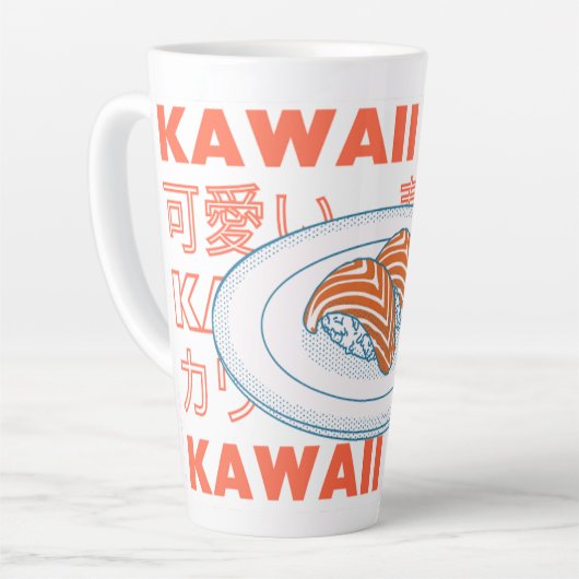 Taste of Japan Text & Sushi Milchtasse (Linke Ecke)