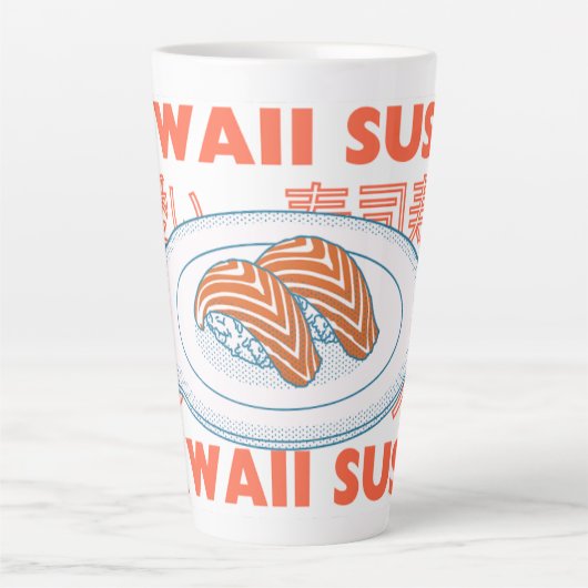 Taste of Japan Text & Sushi Milchtasse (Vorderseite)