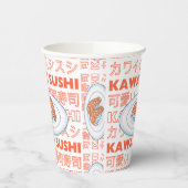Taste of Japan Text & Sushi Pappbecher (Links)