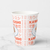 Taste of Japan Text & Sushi Pappbecher (Rechts)