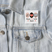 Taste "Peace Liebe" Button (Beispiel)